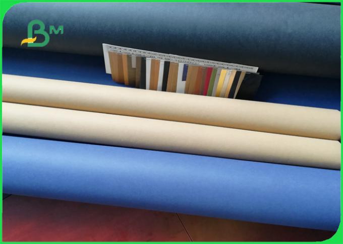 Kundengebundenes Brown/Blaue/Rote/Schwarz-/Farbwaschbare Kraftpapier-Papiertüten