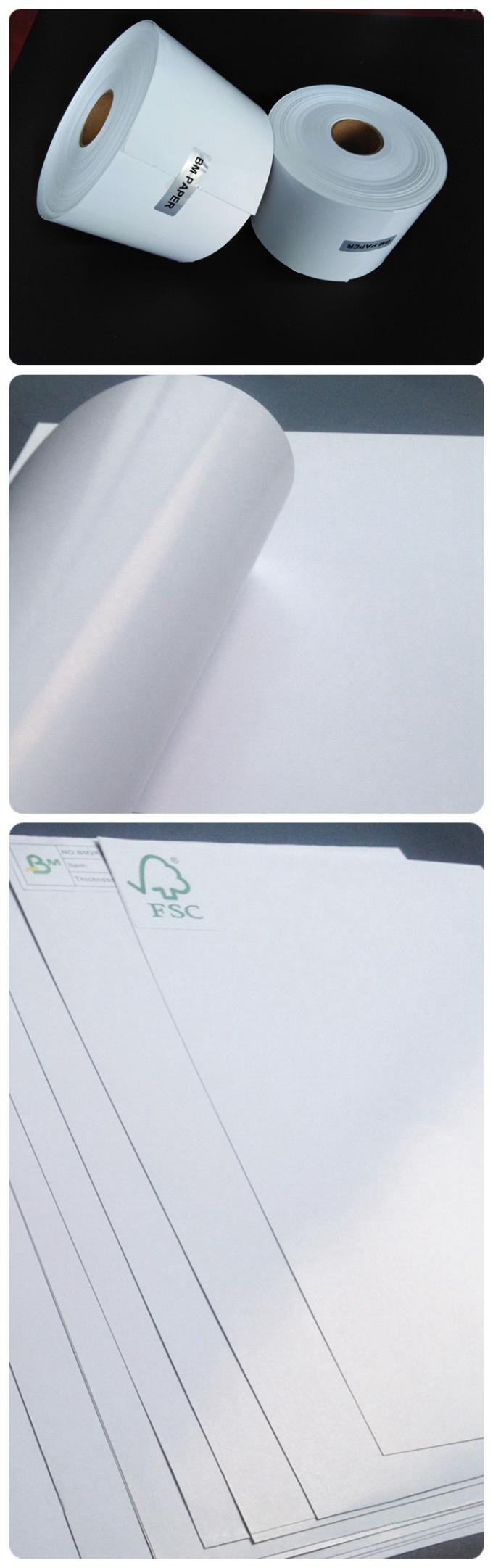 Kunstdruckpapier FSC anerkanntes C2S glattes und überzogenes 100gsm 180gsm 200gsm für Bucheinbänd
