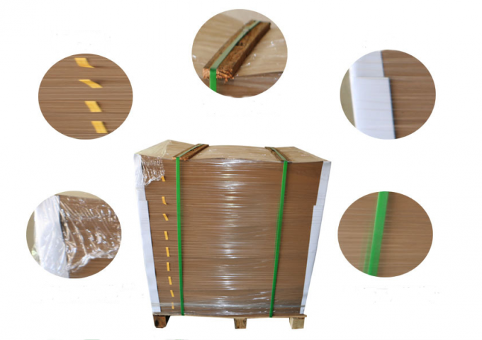 Sicherheit MG-Grüns 30/35/40gsm überzogenes Kraftpapier erhitzbaren PET für das Verpacken