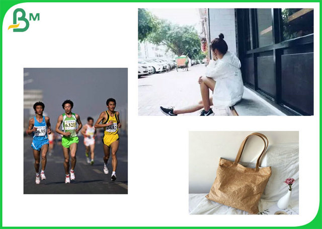 Tyvek-Gewebe 100% recyclebares und Silk Oberflächen-Tyvek-Gewebe für die Herstellung von Kleidung oder von Taschen