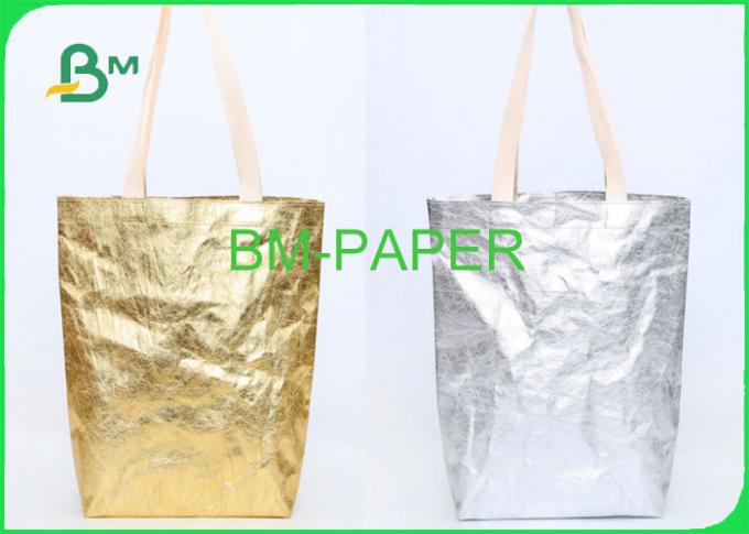   Waschbares Kraftpapier-Gold der Detail-0.55mm/Rosen-Gold/-GRÜN/-BLAU für glänzende Taschen