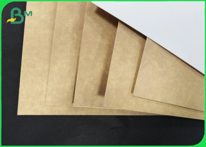 Frostschutz-weißer oberster überzogener Kraftpapier hinterer Karton-Nahrungsmittelgrad 250 G/M