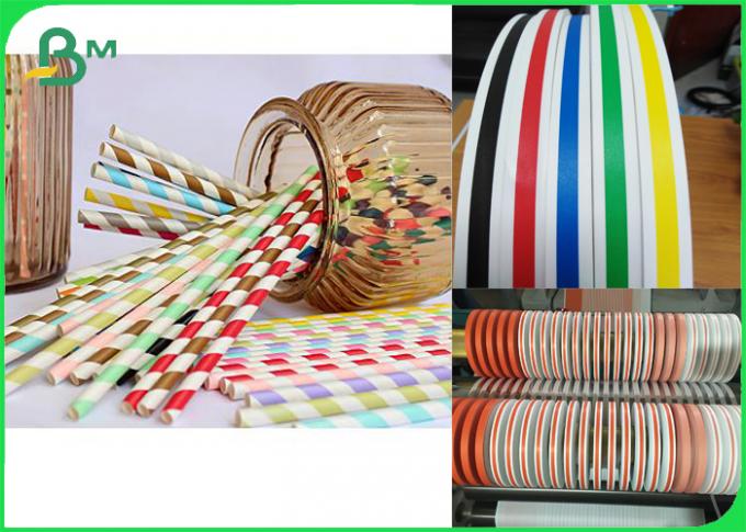 Good Stiffness 60gsm ECO Craft Paper for Straws 15mm White or colorful