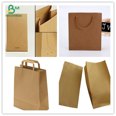 Nahrungsmittelgrad Kraftpapier-Rolle 42/45/47 G/M Brown für verpackende Taschen