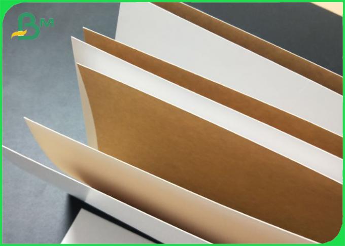 weiße überzogene Kraftpapier Rückseiten-Papiernahrungsmittelgrad 225g 325g für Schnellimbiss-Kasten