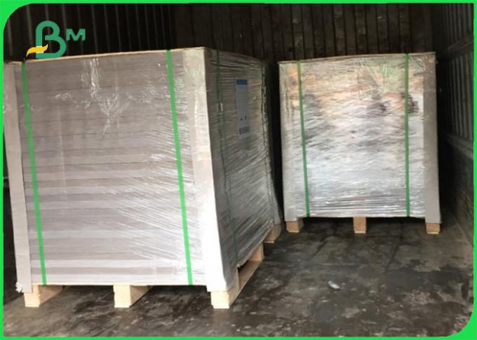 Ein weißes lamelliertes starkes Seitenpapier Cardstock 1000gsm Grey Back