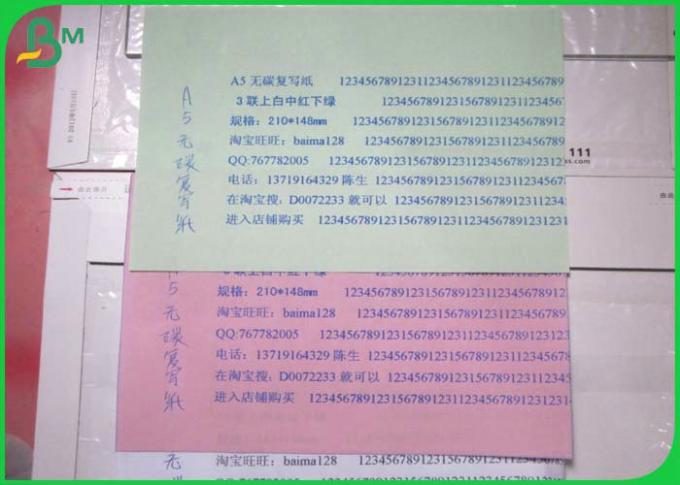 weißes blaues rosa 3-teiliges selbstdurchschreibendes Papier 50g für die Herstellung der Rechnungs-Auflage