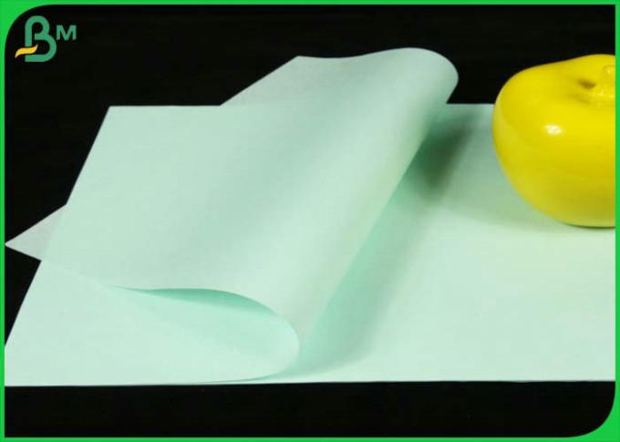 CF Jumboll-Rolle selbstdurchschreibenden Papiers des 600mm Breiten-50g weiße blaue DES COLUMBIUM-CFB