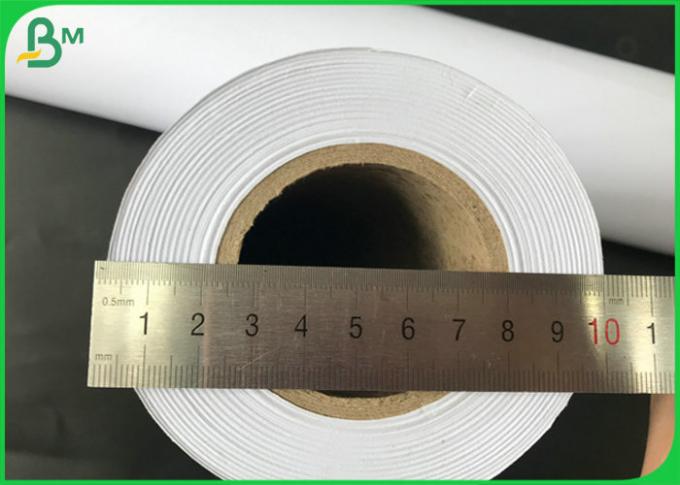 36inches * 300ft Prämie 100gsm beschichtete weiße Bondpapierrolle für Tintenstrahl-Drucken