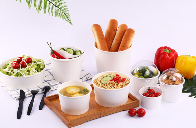 1 Seitenwasserdichtes PET 240gsm + 15gr hohes Weiße PET gestrichenes Papier für Papierschüssel 1 Seitenwasserdichtes PET 240gsm + 15gr hohes Weiße PET gestrichenes Papier für Papierschüssel