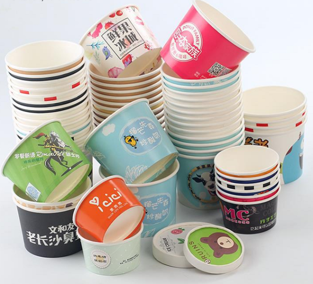 1 Seitenwasserdichtes PET 240gsm + 15gr hohes Weiße PET gestrichenes Papier für Papierschüssel 1 Seitenwasserdichtes PET 240gsm + 15gr hohes Weiße PET gestrichenes Papier für Papierschüssel