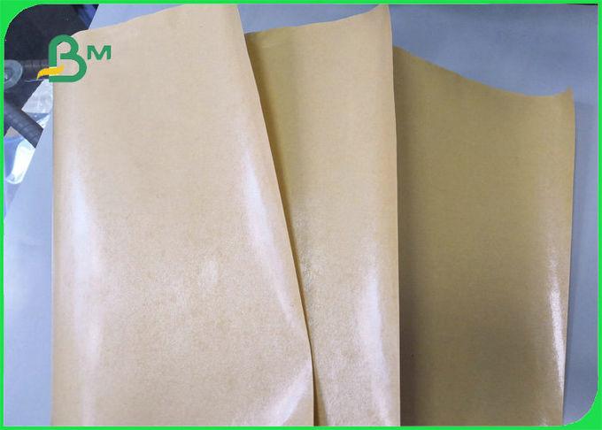 Fettdichtes Brown-Simplex-Nahrungsmittelgrad PET gestrichenes Papier für Schnellimbiß