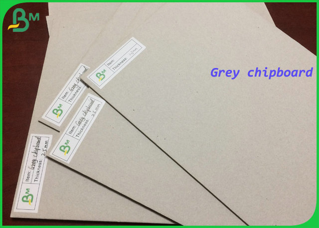 2MM Stärke FSC SGS erkannte Grey Chipboard In Sheet Packing an