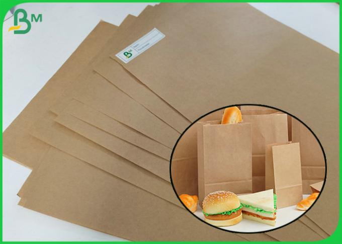 Packpapier Rolls 600mm des Nahrungsmittelgrad-65gsm 70gsm natürliche Kraftpapier Brown Breite
