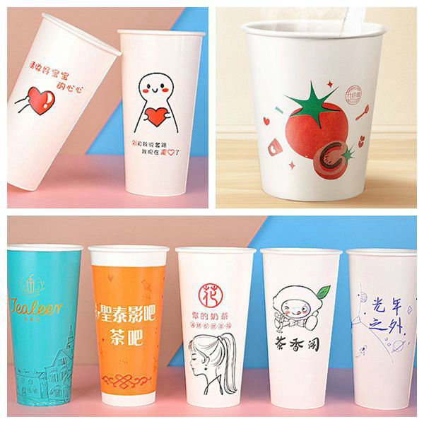 Bedruckbares unbeschichtetes Schalen-Papier des Effekt-300gsm für heiße Getränk-Papier-Schale Bedruckbares unbeschichtetes Schalen-Papier des Effekt-300gsm für heiße Getränk-Papier-Schale