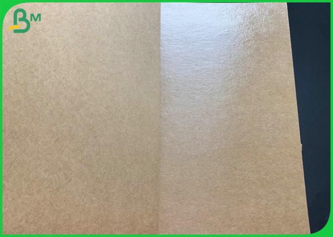 PET Oilproof 20gsm beschichtete Kraftpapier 300gsm für Wegwerfbrotdose PET Oilproof 20gsm beschichtete Kraftpapier 300gsm für Wegwerfbrotdose