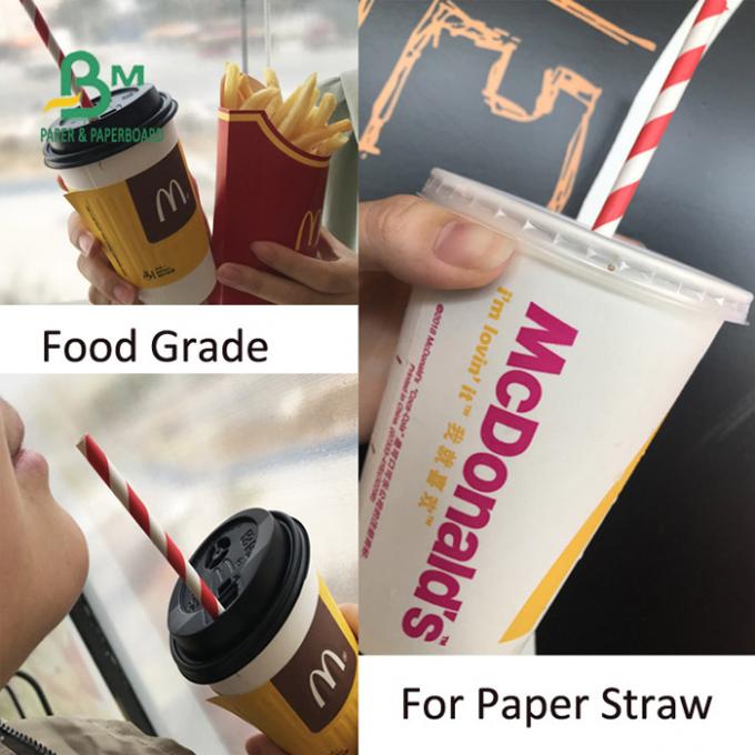 Biologisch abbaubares 120g Kraftpapier Straw Making 60gsm färben Papier-Rolls Biologisch abbaubares 120g Kraftpapier Straw Making 60gsm färben Papier-Rolls