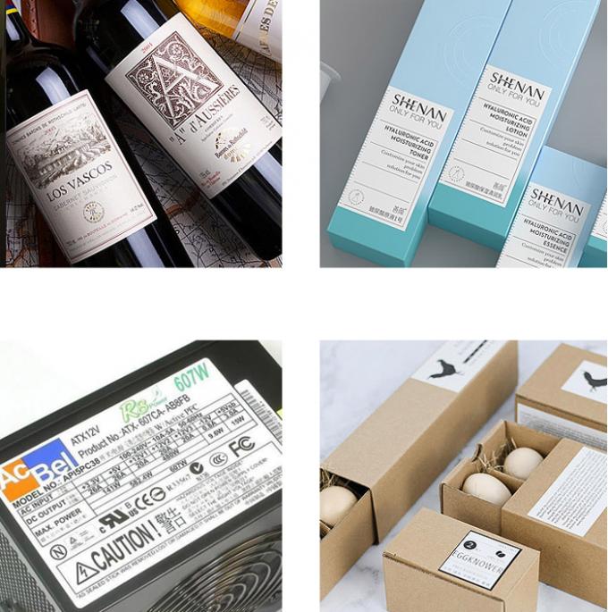 Papierblatt des großes Format-Hochglanz-Oberflächen-weißes Aufkleber-80gsm