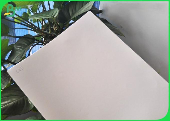2 überzogene 300gsm Art White Paper For Paper Taschen des Seitenglanz-