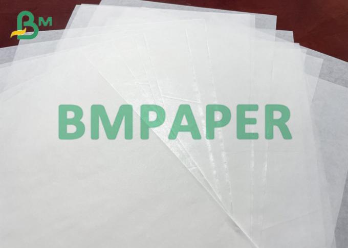 Glattes überzogenes weißes Kraftpapier des Schimmer-20LB für Produkt-Umbauten