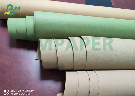 Natürliches buntes waschbares Kraftpapier-Gewebe DIY mit Seidendruck