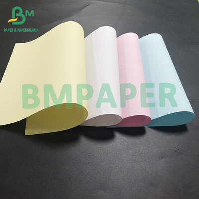 60 gm Gelb Grün rosa Kohlenstofffreies Kopierpapier CB CFB CF Rollen Verpackung