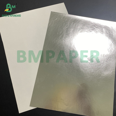 70 g Metallisiertes Bieretikett Papier Aluminium überzogen 1 Seite Weiß Rückseite