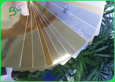 Papier-Rolle der Pappe275gsm, Aluminiumfolie Gold/Silberpapier-Karte für Supergeschenkpaket
