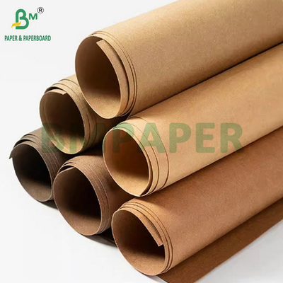 0.3mm 0,55mm 150cm Breite Braune Faltenvorgewaschen Kraftstoff für Handtaschen