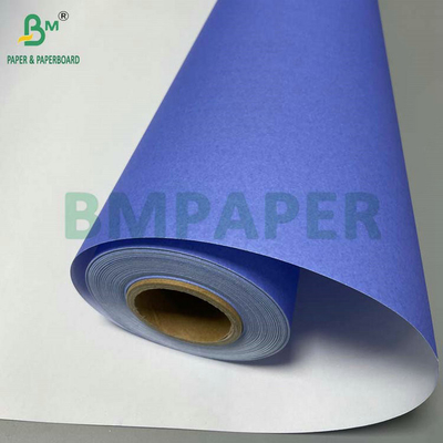 610mm x 50m A0 A1 80GSM Lilablau CAD-Plotter-Papierrolle