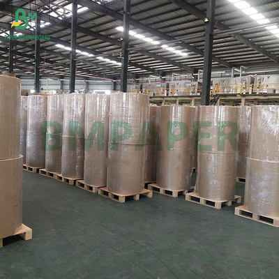 Jumbo Roll High Bulk 65gsm 90um Thermalpapier für Logistiketiketten 600mm