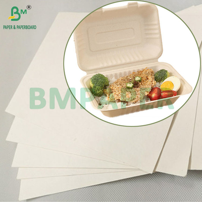 Biologisch abbaubare 100 gm - 400 gm natürliche Zuckerrohr-Bagasse-Zellstoffpapierrolle