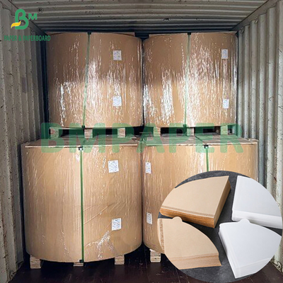 50 gm 328 mm 500 mm Weiß und Braun Kaffeefilter Papier Rollen Lebensmittelqualität