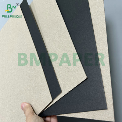 2 mm 3 mm Laminate Schwarzes Pappe Grauer Rücken für starre Verpackungskiste 950 x 1300 mm