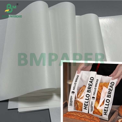 11 x 14" 45g 50g Beschichtet auf einer Seite MG Weißes Kraftpapier für Brotverpackungen