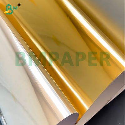 Metallgold Kartonpapier 250gm 92lb Spiegel Oberfläche