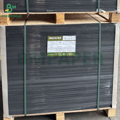 1200 grs 1600 grs Super glatter schwarzer Karton 70 cm x 100 cm für starre Kisten