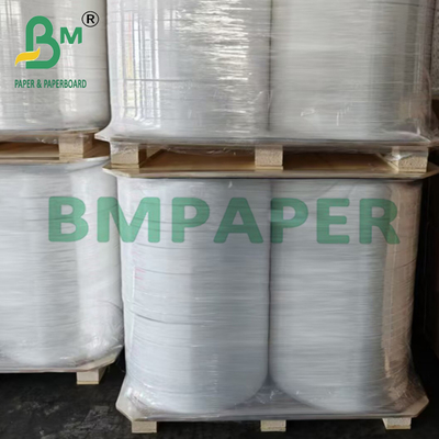 26g lebensmittelechtes, reinweißes Strohhalm-Verpackungspapier für Getränke 28/29mm x 6000m