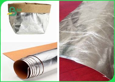 Silbernes Kraftpapier waschbar, natürliche Faser-Massen-Brown-Kraftpapier Eco freundlich