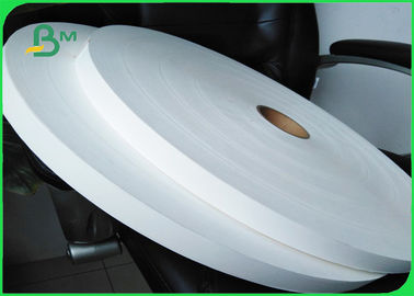 FDA bestätigte Nahrungsmittelgrad-Papier-Rolle 60GSM 120GSM Biodegrable weiße für die Papierstroh-Herstellung