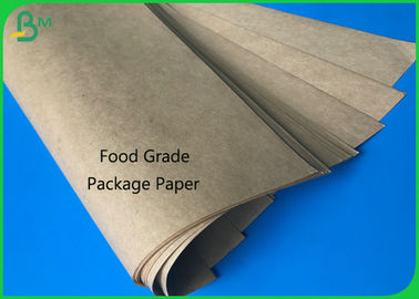 Nahrungsmittelgrad-Papierrolle des riesiges Rollen40g 50g Brown Kraftpapier für die Straßen-Nahrungsmittelverpackung