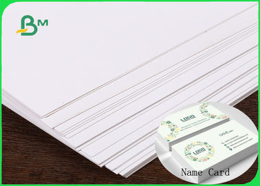 FSC u. ISO hohe weiße Pappe 1.35MM 1.5MM des Stärke-Elfenbein-Brett-Papier-C1S für die Herstellung der Namen-Karte