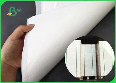 Die weiße glattes SeitenKraftpapier unschädliches 30GSM 70CM der Farbe90CM 100CM