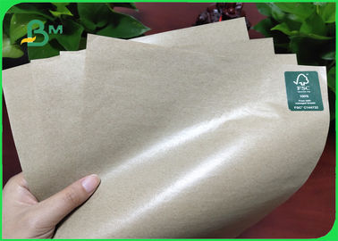 Fettdichte Brown-Farbe 50 + PET 10G beschichtete ein Seitenpapier für das Verpacken der Lebensmittel