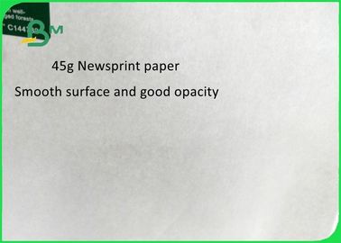 30LB 48.8gsm lösen und verdünnen glattes Oberflächenzeitungspapierpapier für verpackende Blume