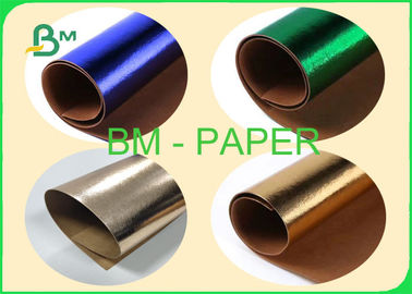 0.55mm waschbares Kraftpapier-Gold/Rosen-Gold/-GRÜN/-BLAU für glänzende Taschen