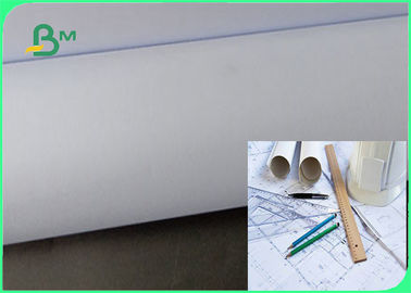 Plotter-Papier-Rolle 80gsm weiße CAD für die technische Konstruktionszeichnung glatt