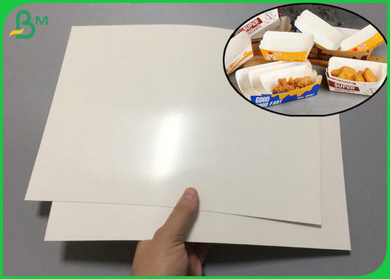 weißes FBB Brett 300gsm beschichtete PET Material für die fettdichte Brotdose-Herstellung