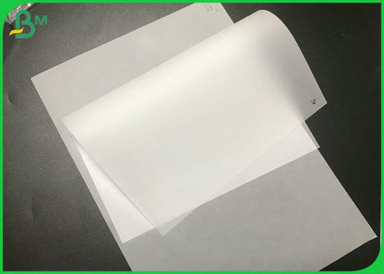 24 / der Breiten-35inch weiße Spur-Papierrolle des Pergamentpapier-50g 73g für Zeichnung