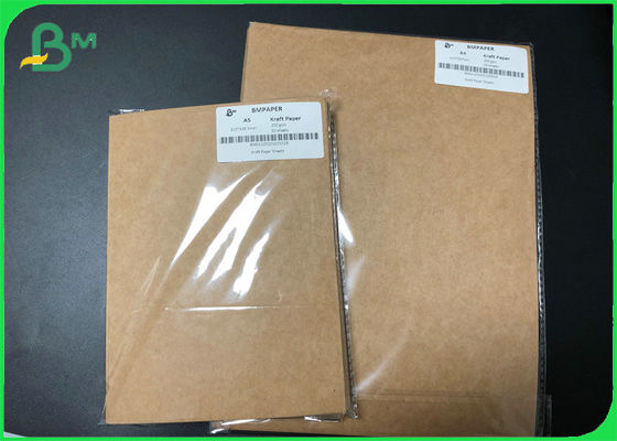 Größen-Verpacken der Lebensmittel Brown A4 A5 unbeschichtete Kraftpapier-Blätter mit FDA-Zertifikat